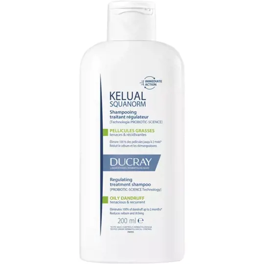 Kelual Squanorm Anti Schuppen Shampoo Fettige Schuppen 200 ml