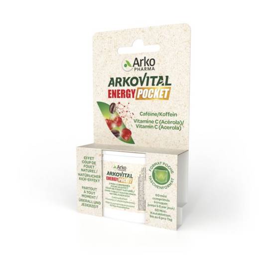 Arkovital Energy Pocket Mini-Kautabletten 60 Stück