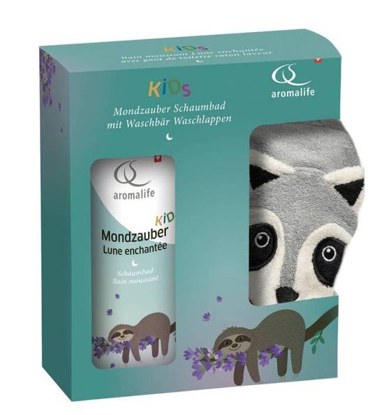 Aromalife_Kids_Schaumbad_Geschenkset_Winterfreunde_mit_Öko-Waschlappen_1Stück