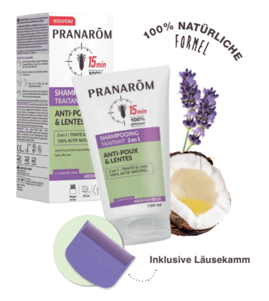 Aromapoux 2in1 Behandlungsshampoo gegen Laeuse