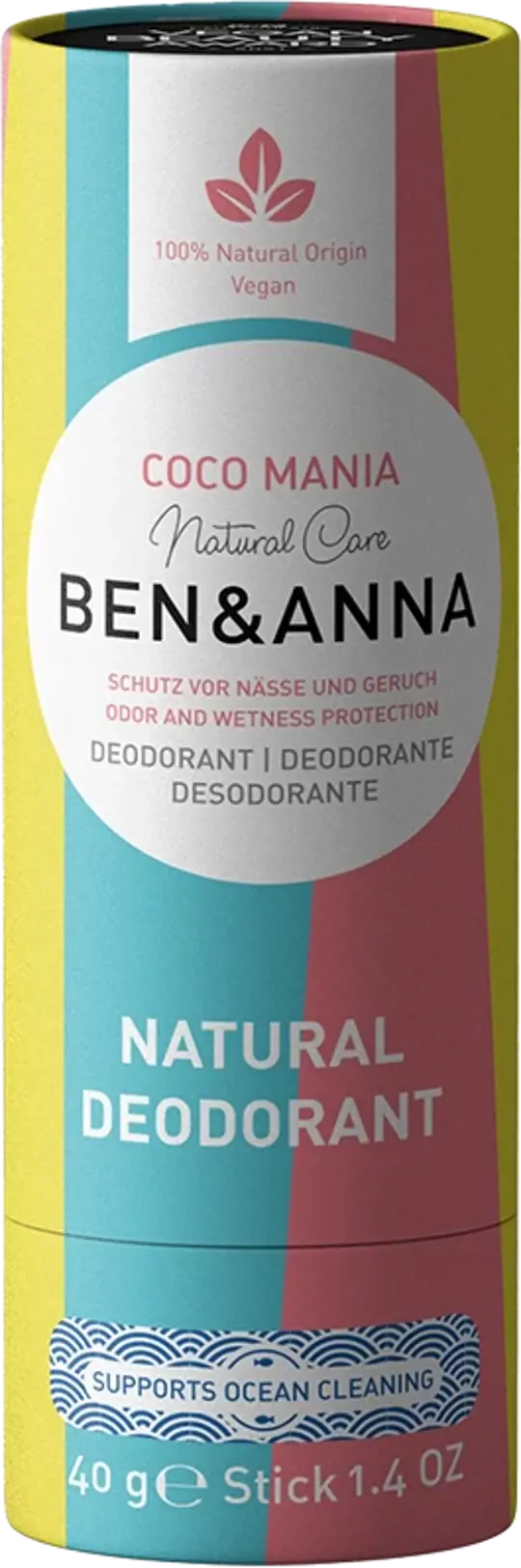 Ben & Anna Deodorant Coco Mania Stick 40 g