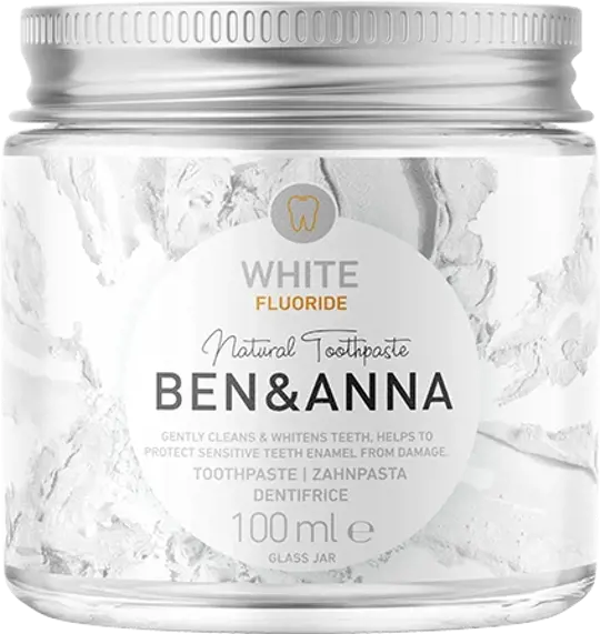 Ben & Anna Zahnpasta White mit Fluorid 100 ml