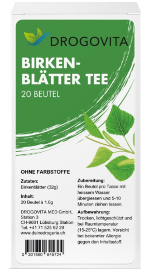 Birkenblätter Tee 20 Stück