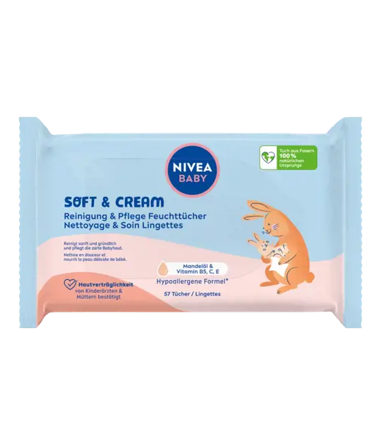 Nivea Baby Soft&Cream Feuchttücher