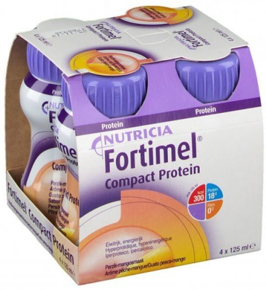 Compact Protein 2.4kcal Pfirsich-Mango 4x125ml