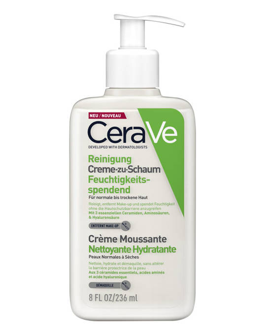 Creme-zu-Schaum Reinigung