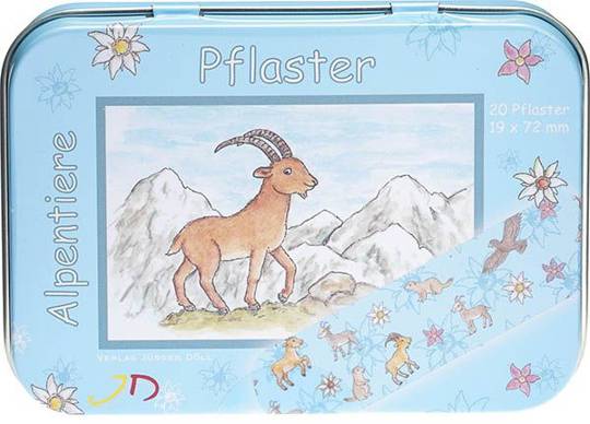 Heftpflaster Alpentiere 19x72mm 20 Stk