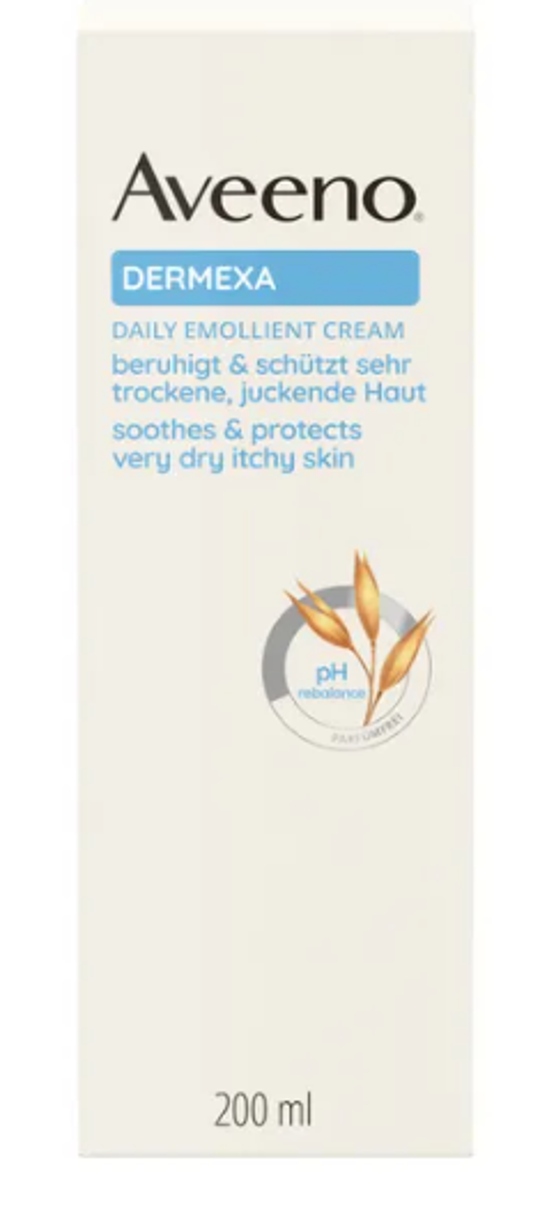 Dermexa Feuchtigkeitsspendende Emollientien Creme für trockene Haut