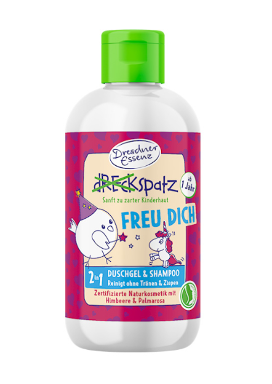 Dresdner Dreckspatz Duschgel Shampoo 2in1 Freu dich 250 ml