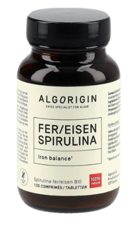 Eisen Spirulina Bio-Tabletten 120 Stück
