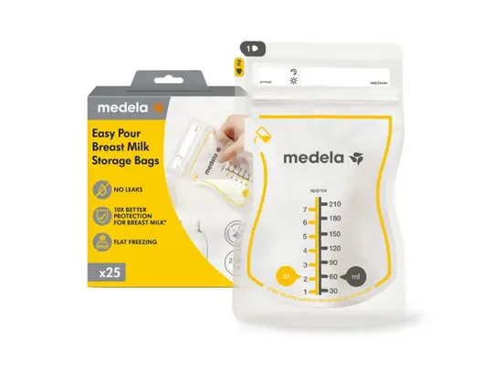 Easy Pour Muttermilchbeutel 25 Stück