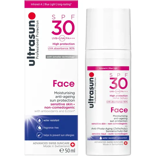 Face Anti-Aging Sonnenschutz Creme-Gel SPF30 50 ml