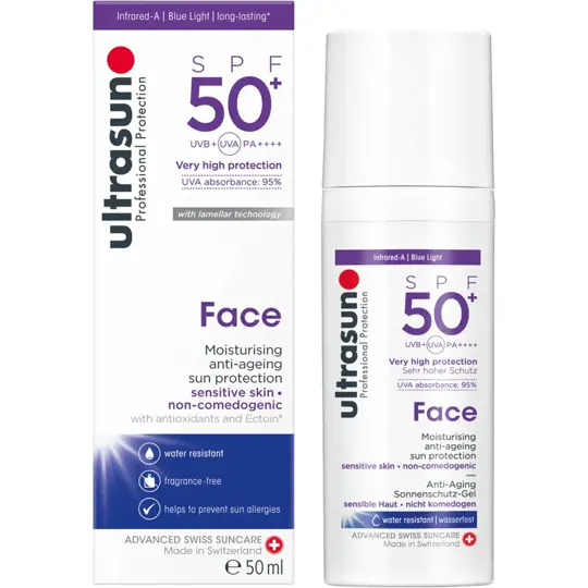 Face Anti-Aging Sonnenschutz Creme-Gel SPF50+ 50 ml