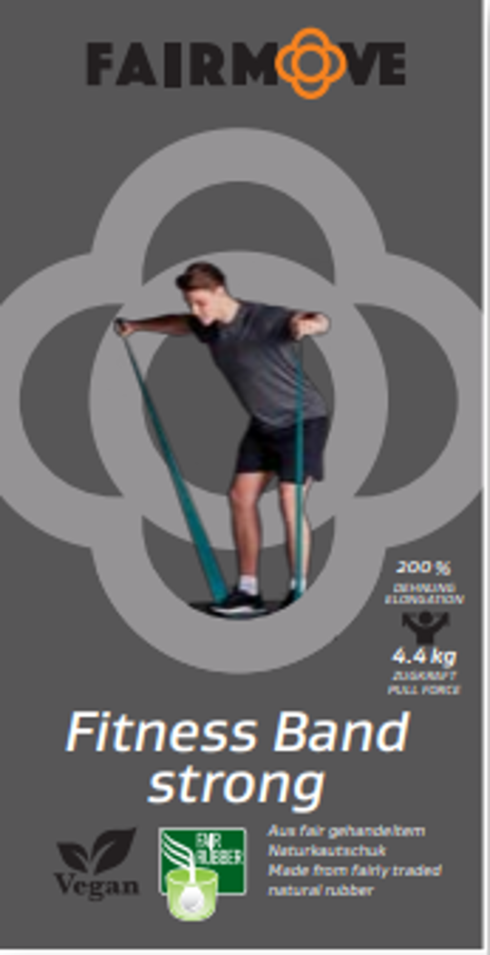 Fitness Band Strong Schwarz