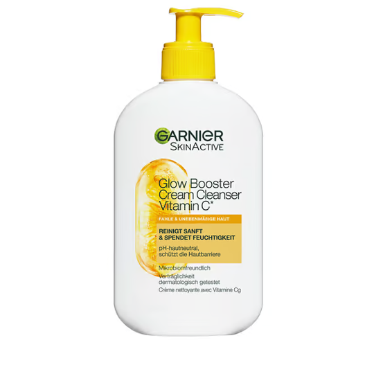 Garnier_ SkinActive Glow Booster Reinigungsgel mit Vitamin C 250 ml