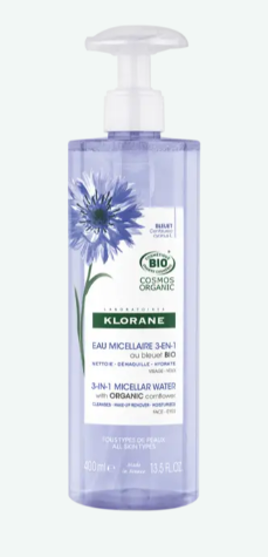 Klorane Mizellenlotion 3-in-1 mit Bio-Kornblume - Gesicht & Augen