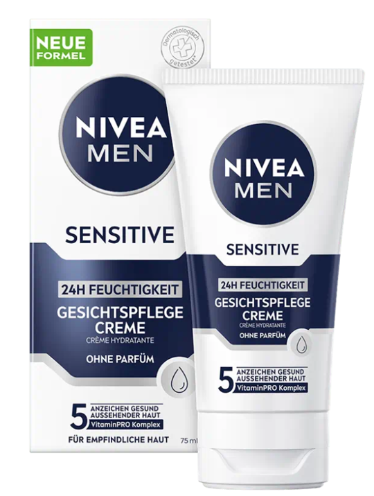 Men Sensitive Gesichtspflege Creme 75 ml
