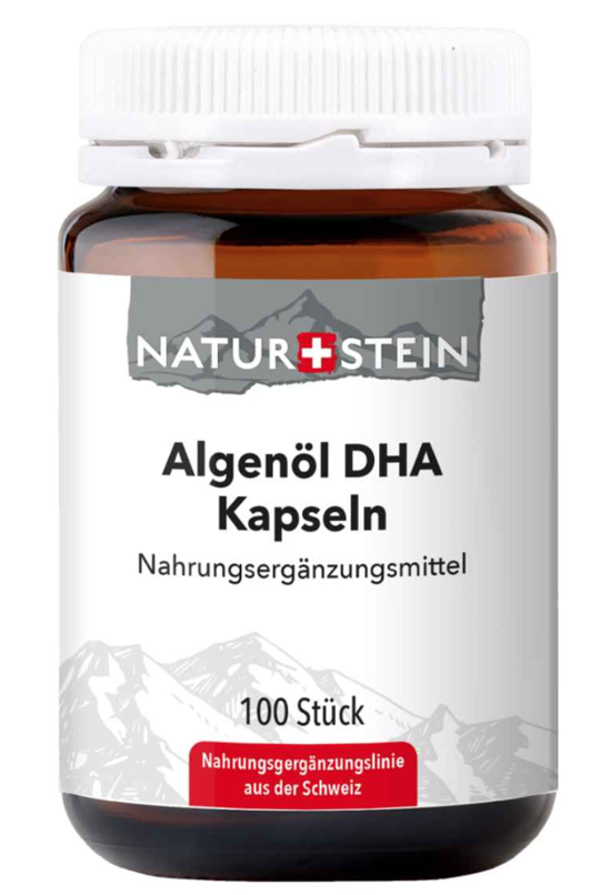 Naturstein Algenöl DHA 100 Kapseln