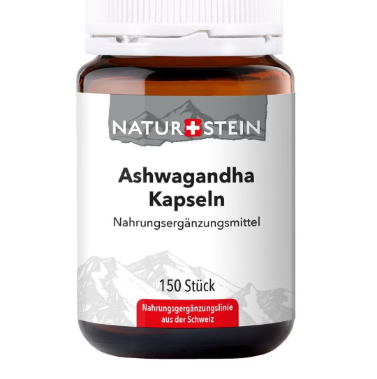 Naturstein Ashwagandha 75 vegane Kapseln