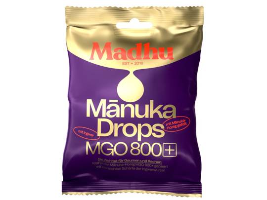 Manuka Drops MGO 800 Ingwer