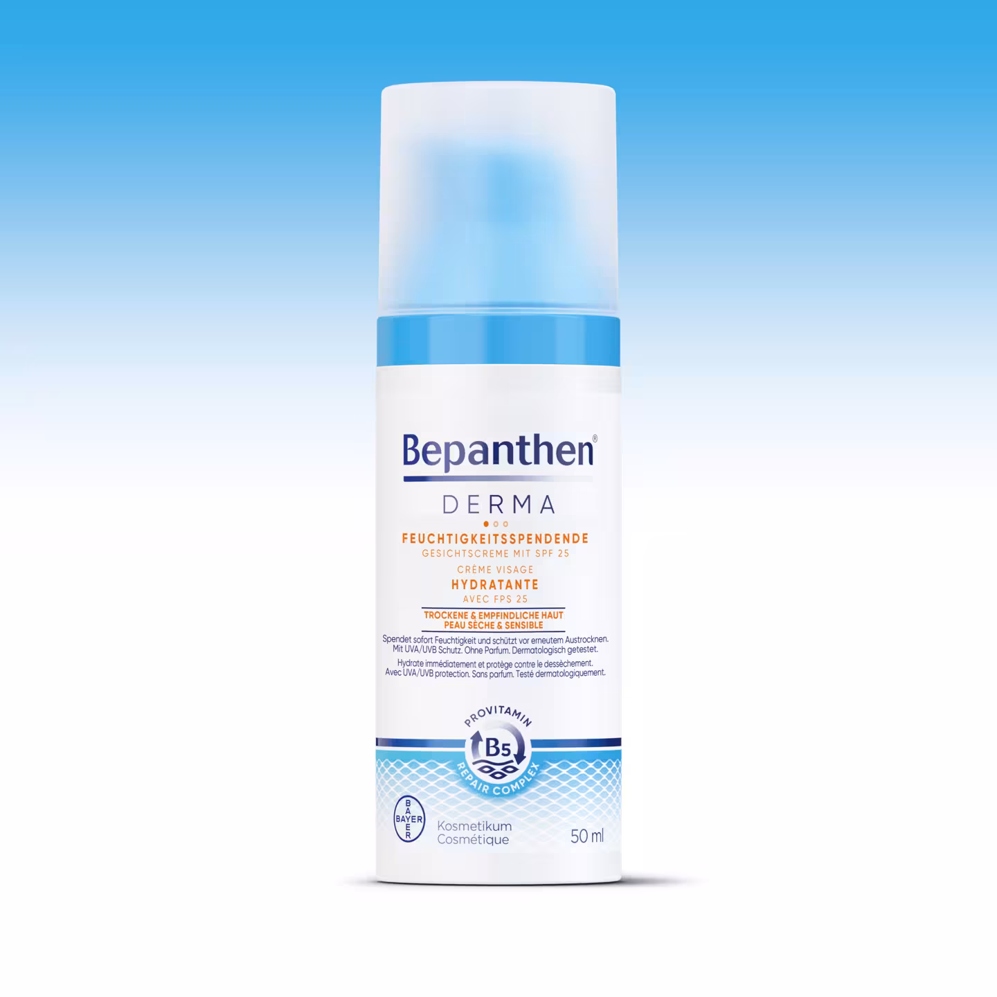 Feuchtigkeitsspend ende Gesichtscreme mit SPF25 50ml