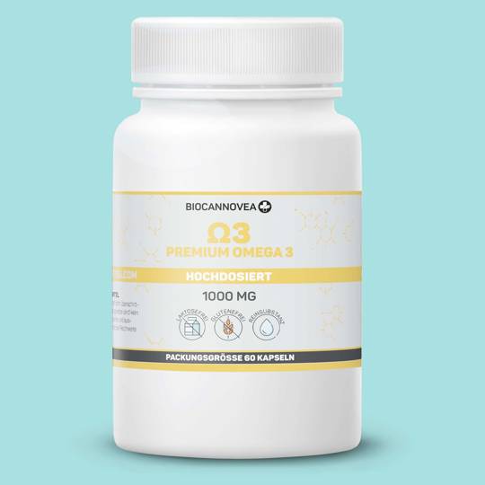 Premium Omega 3 hochdosiert 60 Stück 1000 mg