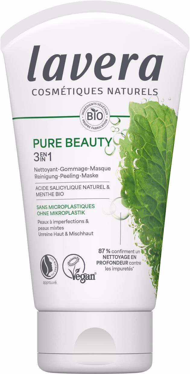 Pure Beauty 3in1 Reinigung Peeling Maske 125 ml