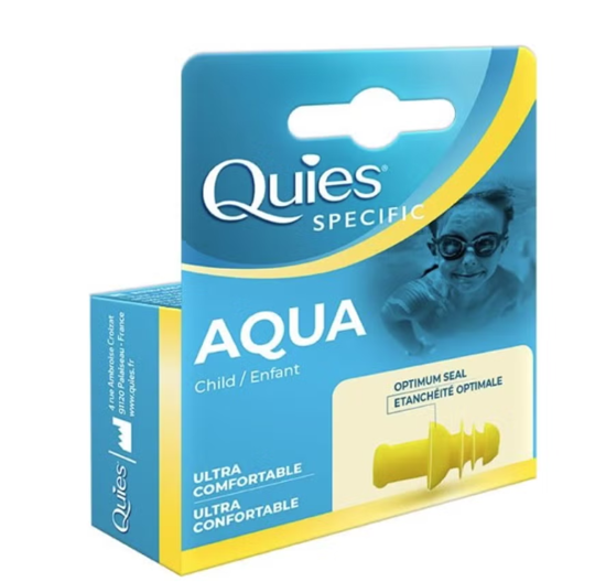 Quies Aqua Kinder Wassergehörschutz 2 Stück