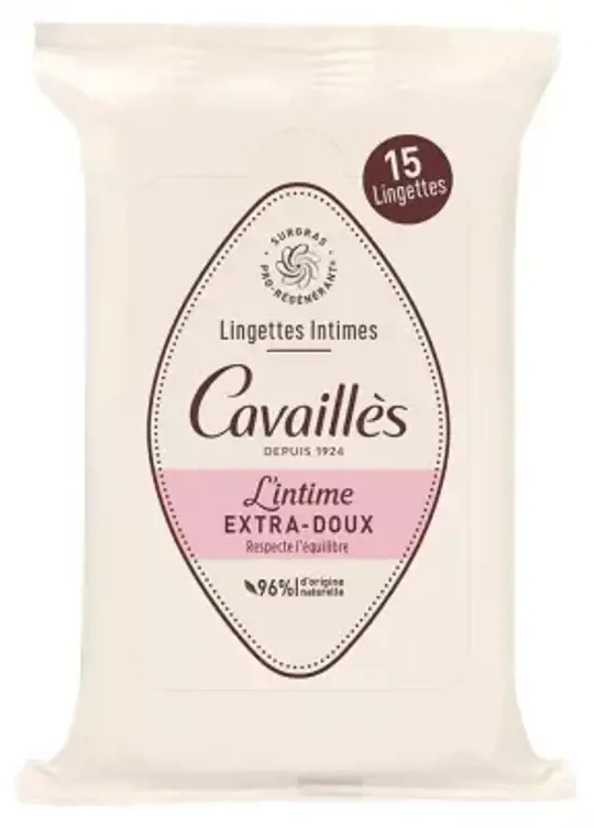Rogé Cavaillès Intimpflegetücher Extra-Mild Wipes 15 Wipes