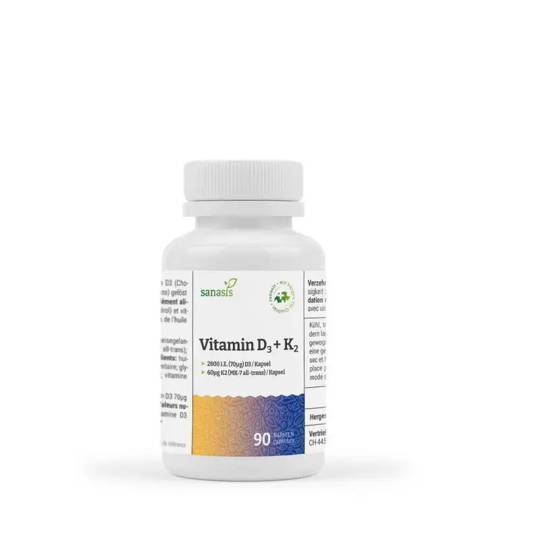 Sanasis_Vitamin D3+K2 90 Kapseln