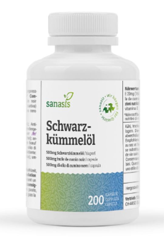 Schwarzkümmelöl 200 Kapseln