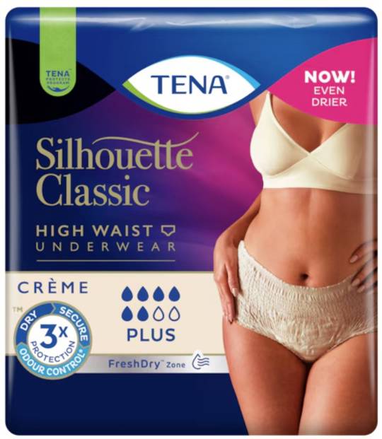 Silhouette Plus Weiss Grösse L