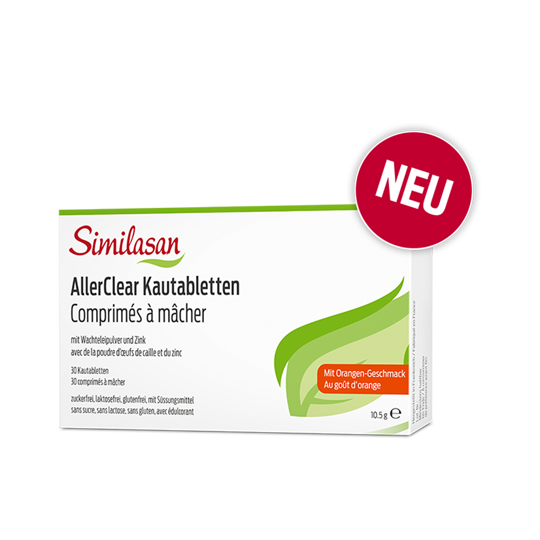Similasan AllerClear Kautabletten mit Orangen-Geschmack 30 Stück