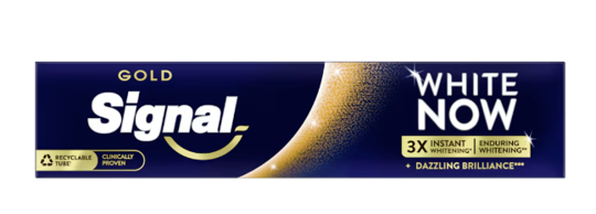 Signal Zahnpasta White Now Gold