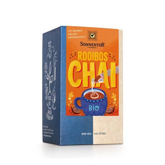 Sonnentor Rooibos Chai Tee 18 Doppelkammerbeutel