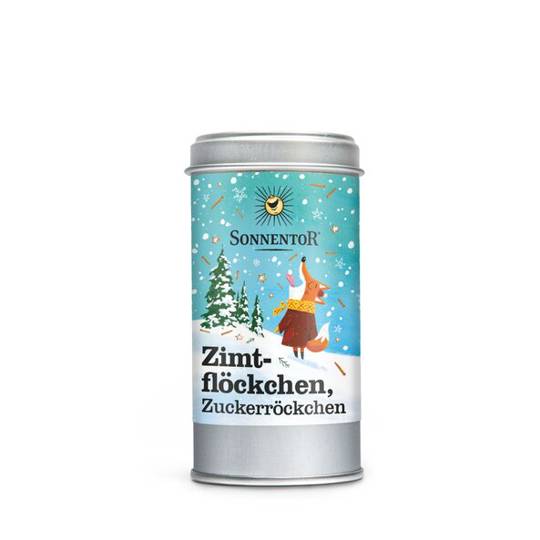 Sonnentor Zimtfloeckchen Zuckerroeckchen Streudose 70 g