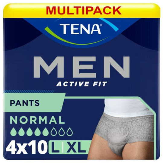 TENA Men Active Fit Pants Normal L/XL 4x 10Stk