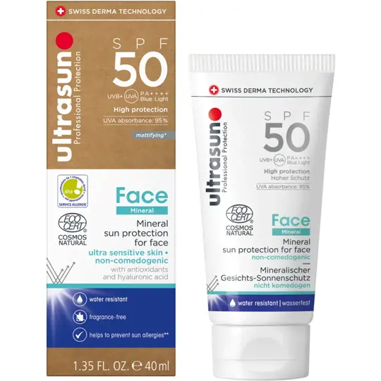 Ultrasun Mineral Face SPF50 40 ml