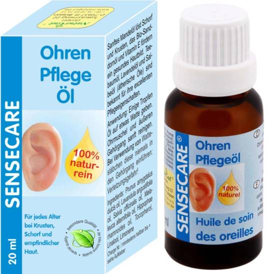 Sensecare Ohrenpflegeöl zur Reinigung und Pflege der Ohren 20 Milliliter