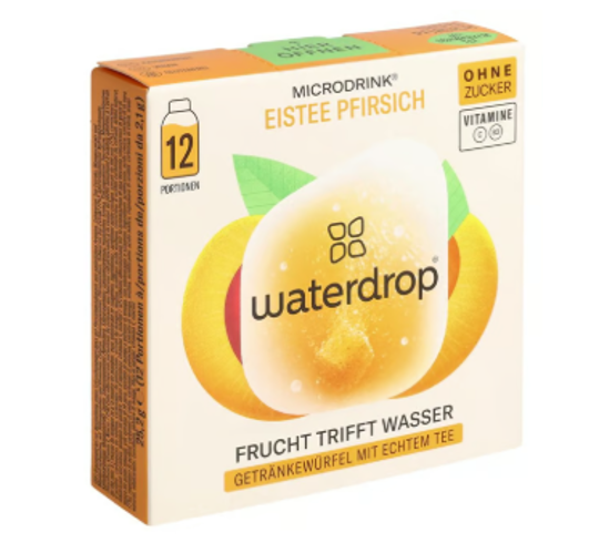 waterdrop Eistee Pfirsisch ohne Zucker Box 25.2g