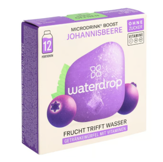 waterdrop Johannisbeere ohne Zucker Box 24g