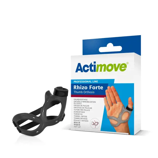 Actimove Rhizo Forte Daumenorthese klein rechts schwarz
